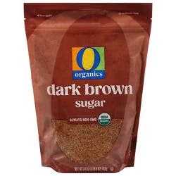 O Organics Sugar Dark Brown - 24 Oz
