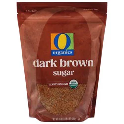 O Organics Sugar Dark Brown - 24 Oz