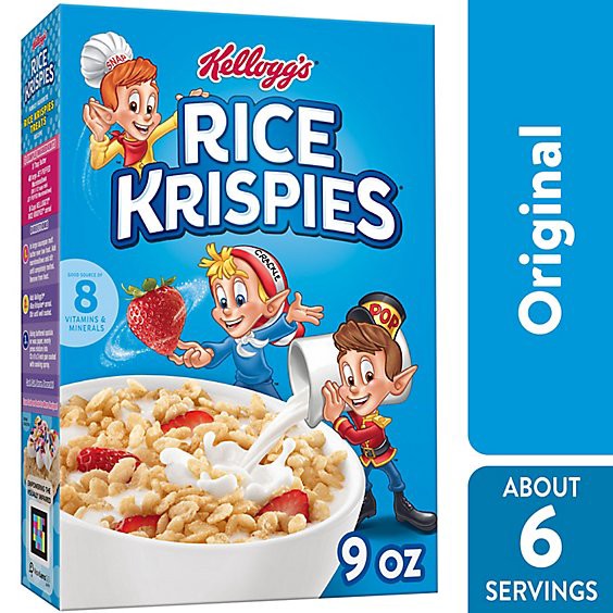 slide 1 of 7, Rice Kripies Cereal - 9 Oz., 9 oz