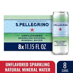 S. Pellegrino Sparkling Natural Mineral Water - 8-11.15 Fl. Oz.