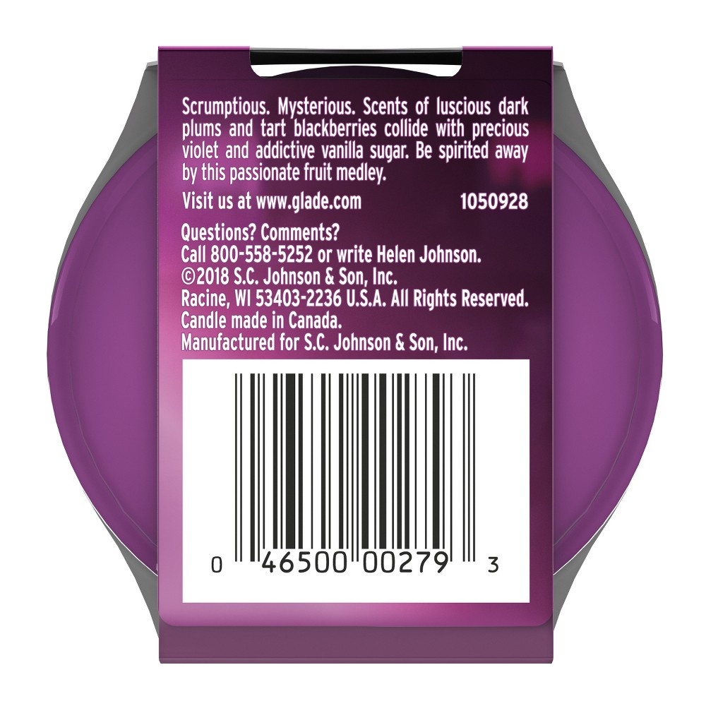 slide 2 of 5, Glade Sugarplum Fantasies Candle, 3.4 oz