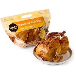 Signature Cafe Lemon Pepper Whole Rotisserie Chicken Hot - Each (Available After 10 Am)