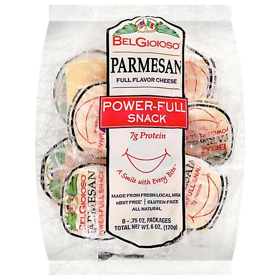 slide 1 of 12, Belgioioso Parmesan Cheese Snack Pack - 6 Oz, 6 oz
