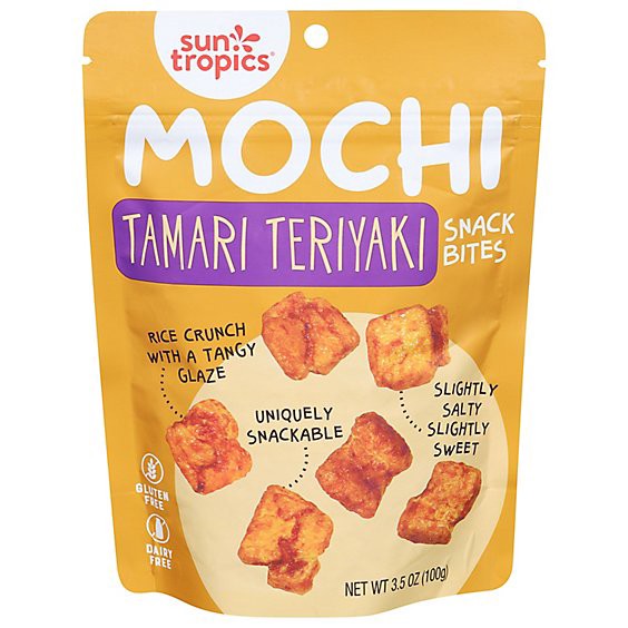 slide 1 of 1, Sun Tropics Tamari Teriyaki Mochi Snack Bites - 3.5 Oz, 3.5 oz