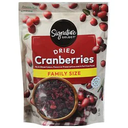 Signature Select/farms Cranberries Dried Family Pack - 30 Oz