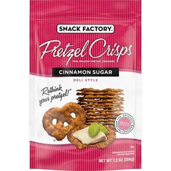 Snack Factory Cinnamon Sugar Pretzel Crisps - 7.2 Oz