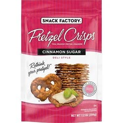 Snack Factory Cinnamon Sugar Pretzel Crisps - 7.2 Oz
