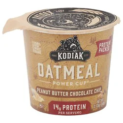 Kodiak Peanut Butter Chocolate Chip Oatmeal Power Cup - 2.12 Oz