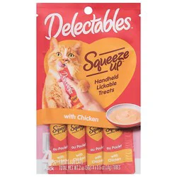 Delectables Squeeze Up Cat Treats With Chicken - 2 Oz