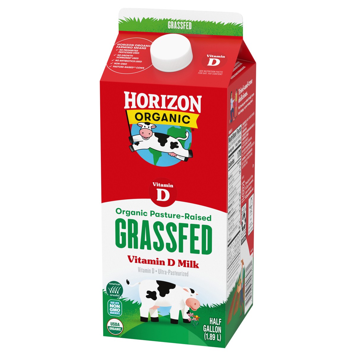 slide 10 of 11, Horizon Organic Whole Grassfed Milk Carton - 59 Fl. Oz., 59 fl oz