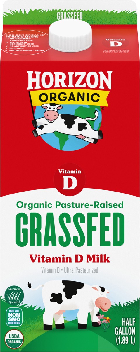 slide 5 of 11, Horizon Organic Whole Grassfed Milk Carton - 59 Fl. Oz., 59 fl oz