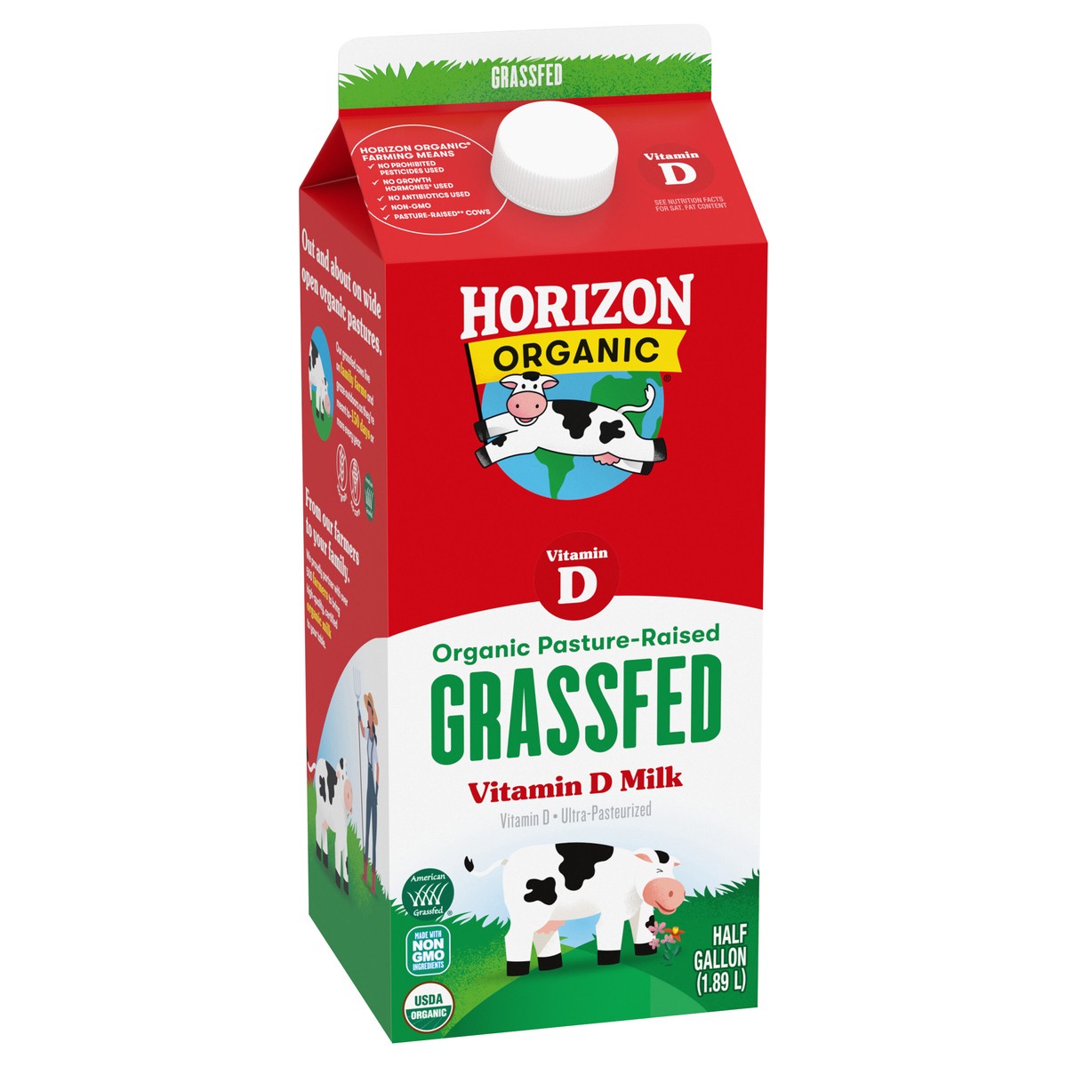slide 9 of 11, Horizon Organic Whole Grassfed Milk Carton - 59 Fl. Oz., 59 fl oz