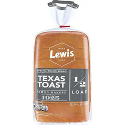 Lewis Bake Shop Texas Toast Half Loaf - 12 Oz