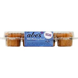 Abes Muffins Mini Vegan Wild Blueberry Smash 12 Count - 9.7 Oz