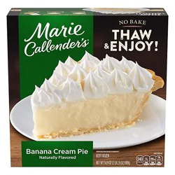 Marie Callender's Banana Cream Pie Frozen Dessert - 34.9 Oz
