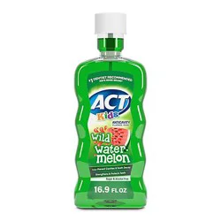 Act Kids Anticavity Fluoride Mouthwash Wild Watermelon - 16.9 Fl. Oz.