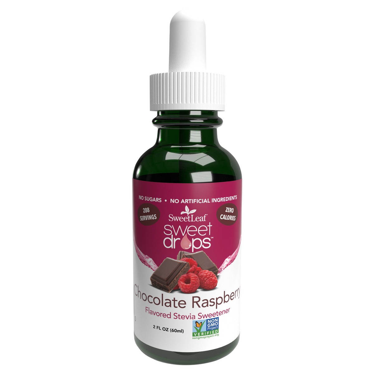 slide 5 of 8, SweetLeaf Sweet Drops Chocolate Raspberry Liquid Drops, 2 fl oz