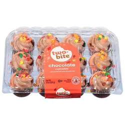 Two-Bite Fall Chocolate Cupcakes - 10 Oz