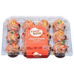 Two-Bite Fall Chocolate Cupcakes - 10 Oz