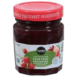 Signature Select Like Homemade Four Fruit Preserves - 13 Oz