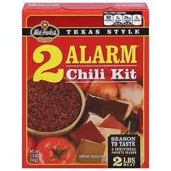 Wick Fowlers Chili Kit Texas Style 2 Alarm - 3.3 Oz