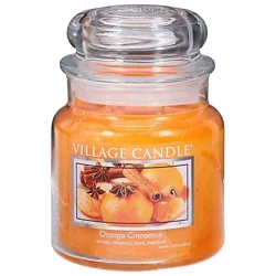 Village Candle Orange Cinnamon Traditional Jar 13.75 Ounce - Each
