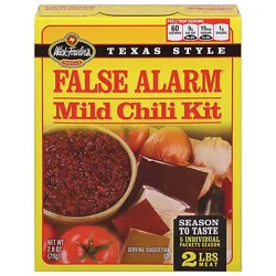 Wick Fowlers Chili Kit False Alarm Texas Style Mild - 2.8 Oz
