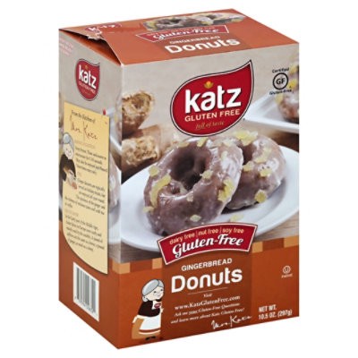 slide 1 of 1, Katz Gluten Free Donuts Gluten Free Gingerbread - 10.5 Oz, 10.5 oz
