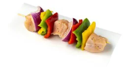 Meat Service Counter Ready Chicken Kabobs With Peppery Texas Style - 1.50 Lbs.