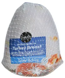 Signature Farms Bone In Turkey Breast - 6.00 Lb