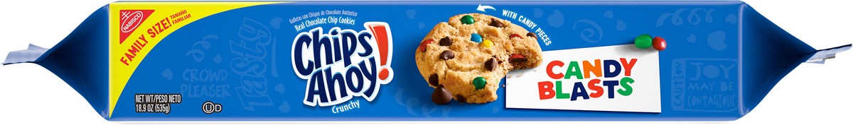 slide 4 of 12, Chips Ahoy! Candy Blast Family Size Cookies - 18.9 Oz, 18.9 oz