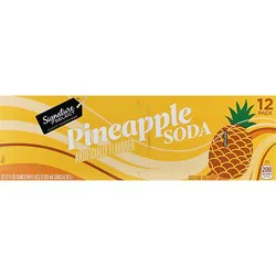 Signature Select Pineapple Soda Pack - 12-12 Fl. Oz.