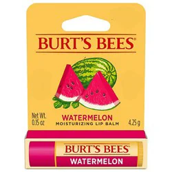Burt's Bees 100% Natural Origin Moisturizing Lip Balm - Watermelon - 1 Tube