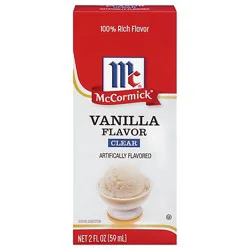 Mccormick Vanilla Flavor Clear - 2 Fl. Oz.