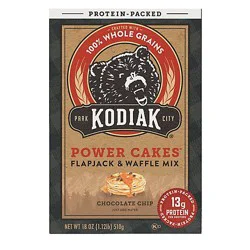 Kodiak Chocolate Chip Flapjack & Waffle Mix Box - 18 Oz