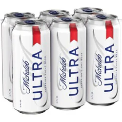 Michelob Ultra Superior Light American Lager Beer In Cans - 6 - 16 Fl. Oz.