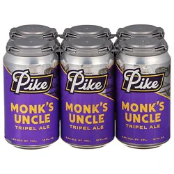 Pike Monks Uncle Tripel Ale In Cans - 6-12 Fl. Oz.