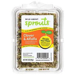 Wild About Sprouts Crispy Clover And Alfalfa - 3 Oz