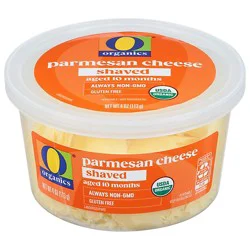 O Organics Cheese Parmesan Shaved Aged 10 Months - 4 Oz
