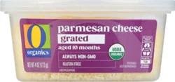 O Organics Grated Aged 10 Months Parmesan Cheese - 4 Oz