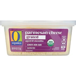 O Organics Grated Aged 10 Months Parmesan Cheese - 4 Oz