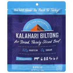 Kalahari Biltong Jerky Thinly Sliced Air - 2 Oz