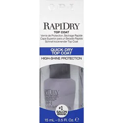 Opi Rapidtry Top Coat Quick Dry - 0.5 Fl. Oz.