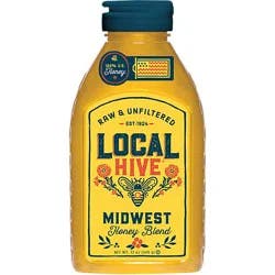 Local Hive Honey Raw & Unfiltered Midwest - 12 Oz
