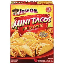 Jose Ole Beef Cheese Mini Taco - 16.2 Oz