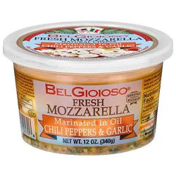 Belgioioso Fresh Marinated Mozzarella Cheese Ciliegine Cup - 12 Oz