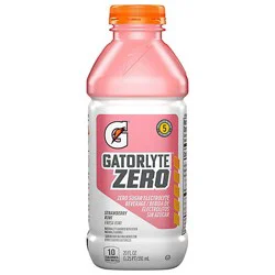 Gatorade Gatorlyte Electrolyte Beverage Strawberry Kiwi Naturally Flavored Bottle - 20 Oz