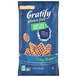 Gratify Mix Party Pretzel Ssalt - 10.5 Oz