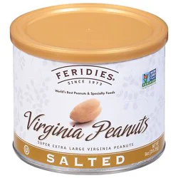 Feridies Virginia Peanuts Extra Large Gourmet Salted - 9 Oz