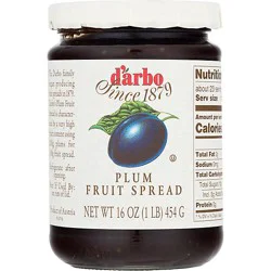Darbo Plum Jam - 16oz